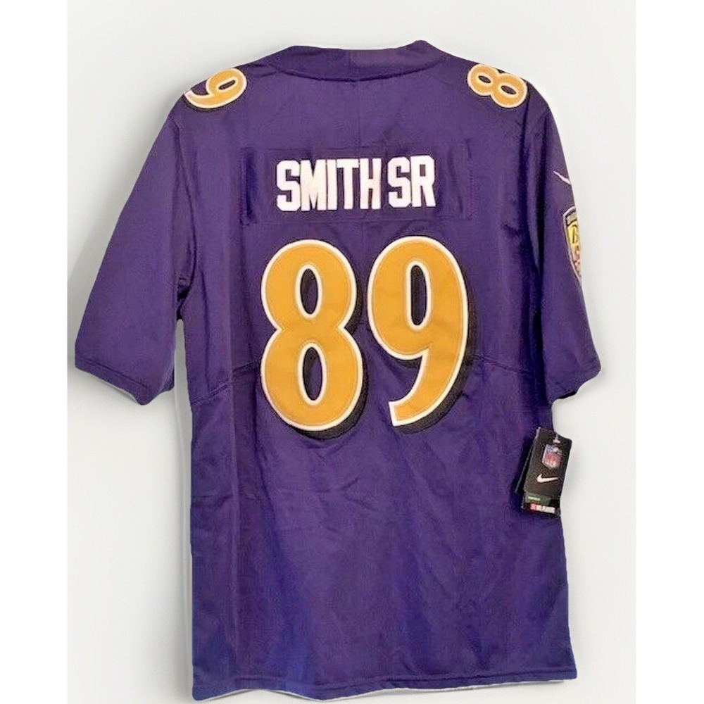 Nike 2011 Baltimore Ravens Football Jersey Steve Smith Sr 89 NOS Small Deadstock